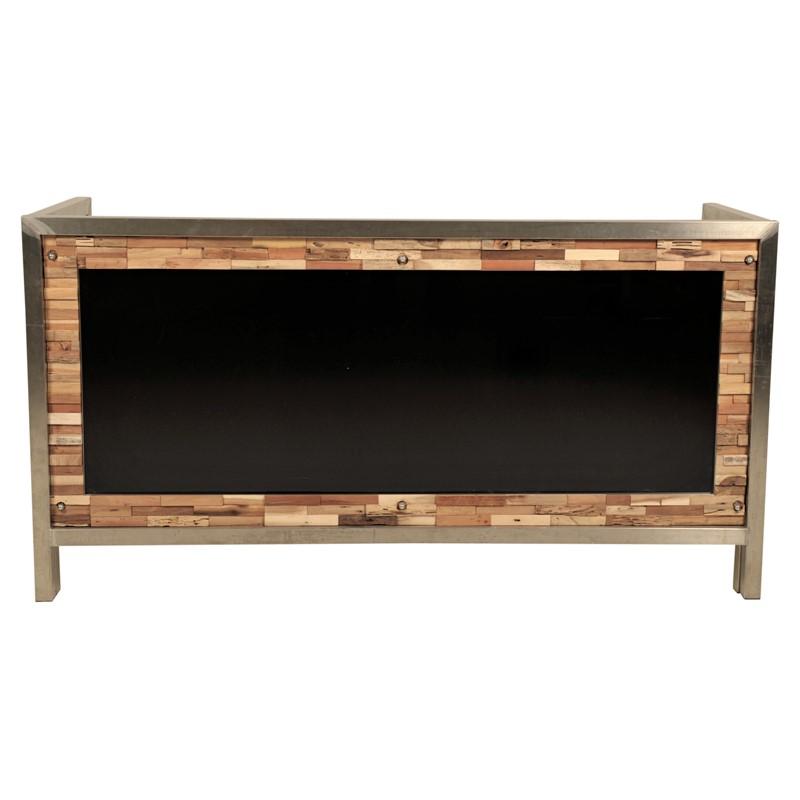 Bar huren |  Voorzetmeubel zwart en hout