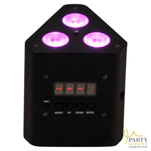 LED Driehoek lamp op accu