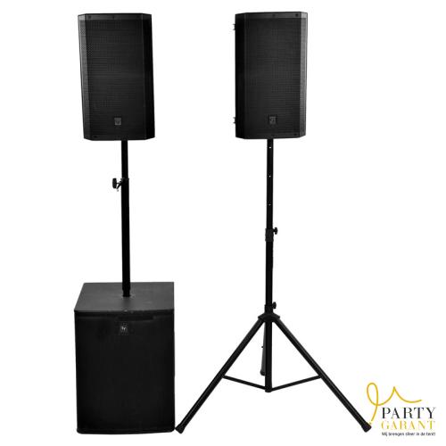 2 EV actieve luidsprekers ZLX-12P en 1 subwoofer 18 inch