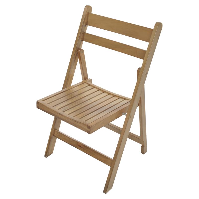 Houten klapstoel