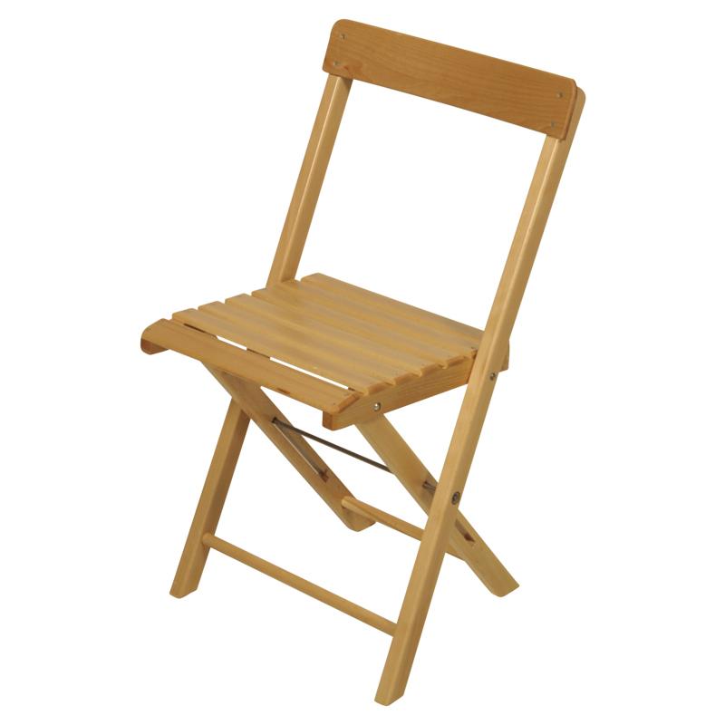 Houten klapstoel