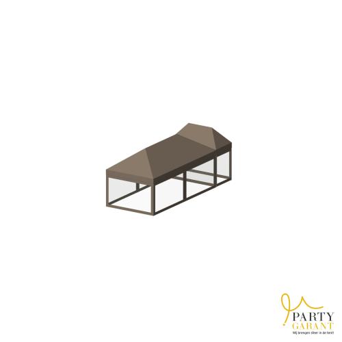4 x 10 tent, incl. opbouw en zijwanden