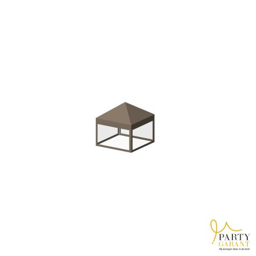 4 x 4 tent, incl. opbouw en zijwanden