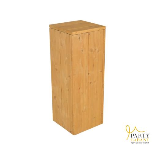Decoratiezuil hout 110cm hoog