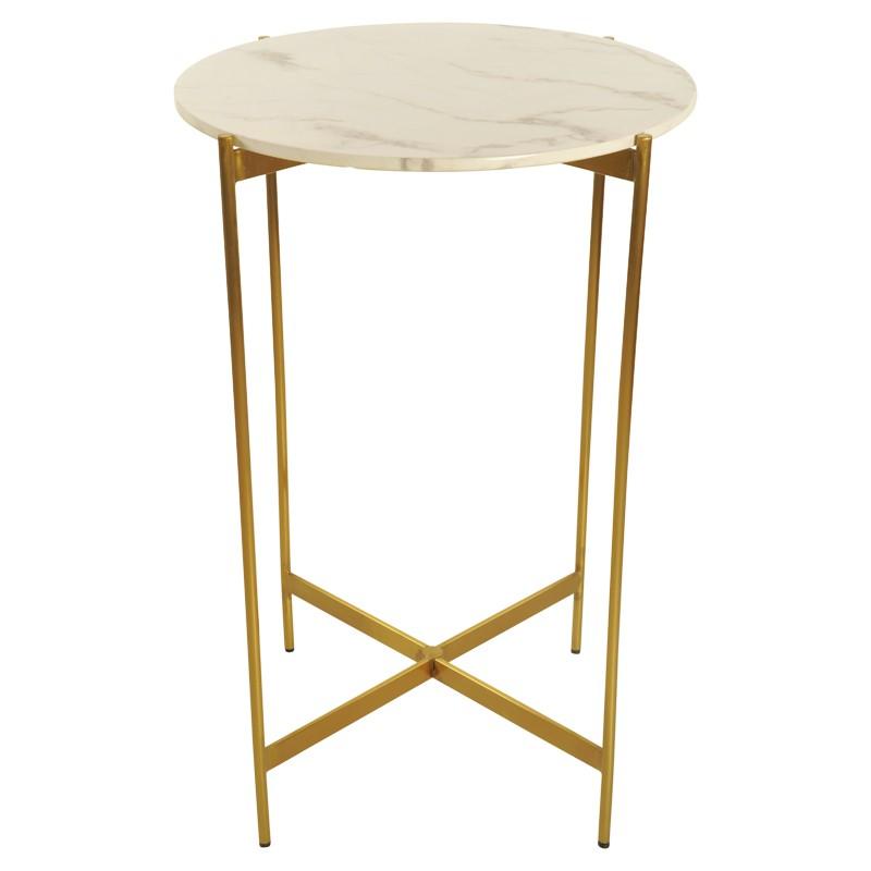 Statafels huren | Statafel marmer wit goud