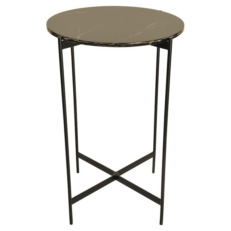 Statafels huren | Statafel marmer zwart 4p