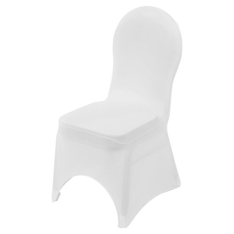 Stoelen huren |Stackchair met stoelhoes wit