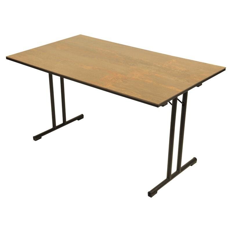 Tafel Cortenstaal inklapbaar (4p)