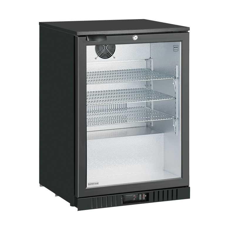 Koelkast tafelmodel met glazen deur