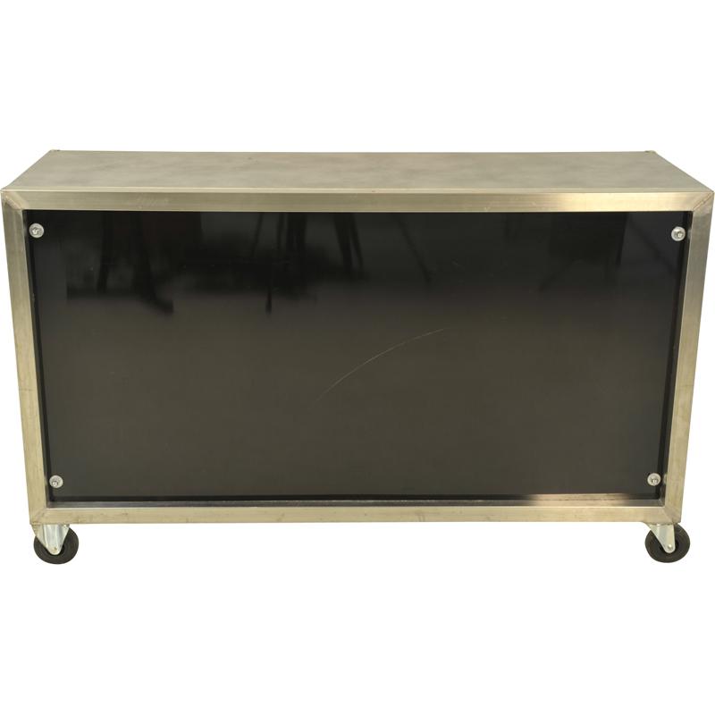 Uitgifte buffet met koeling zwart