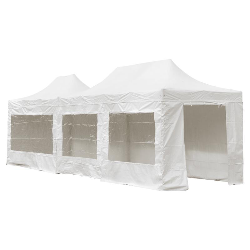 Vouwtent 3 x 10,5 wit brandvertragend