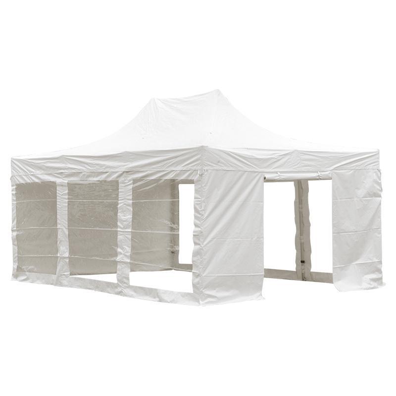 Vouwtent 4 x 6 wit brandvertragend